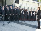 Chór Uniwersytetu Medycznego w Białymstoku śpiewa hymn Uczelni.