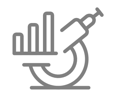 Szara ikona mikroskop