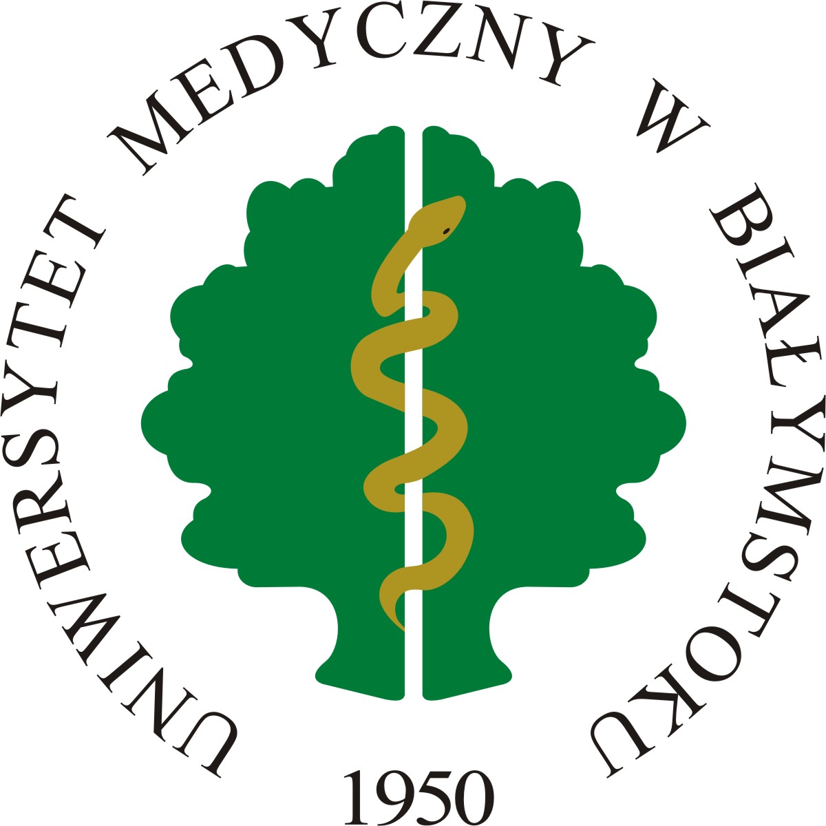 Uniwersytet Medyczny w Białymstoku. Logotyp UMB.