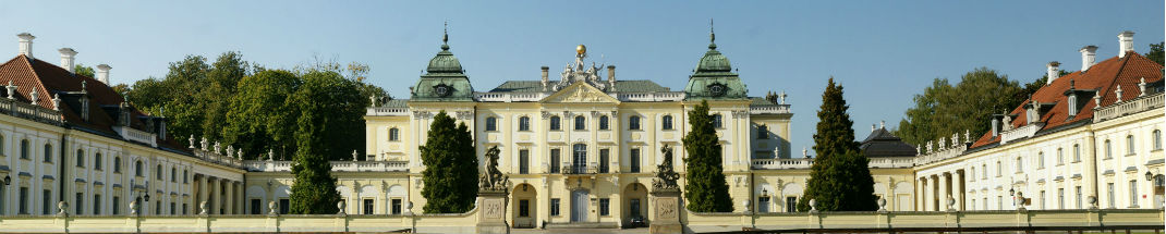 Medical University of Bialystok brochure. Branicki Palace - view from the front.