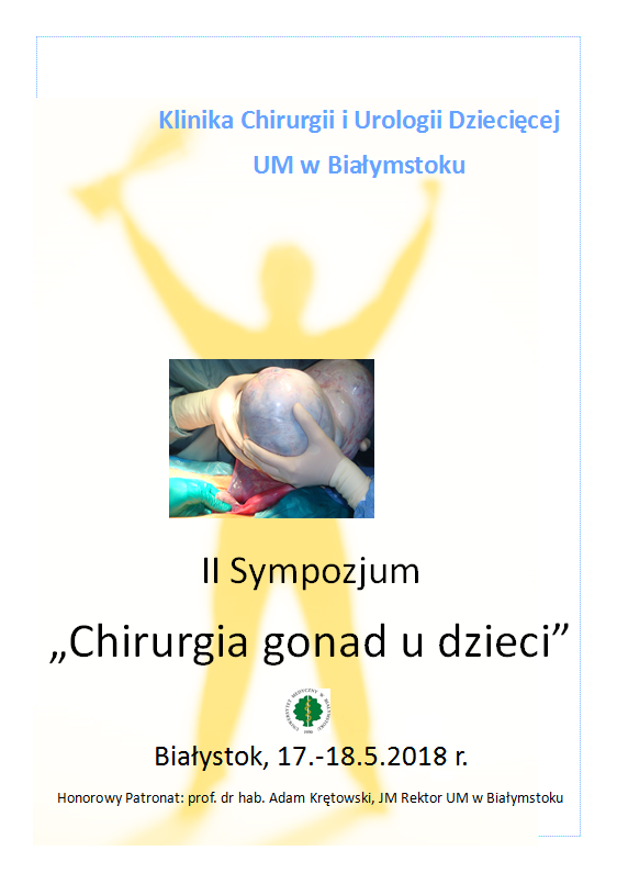 Chirurgia gonad u dzieci - plakat