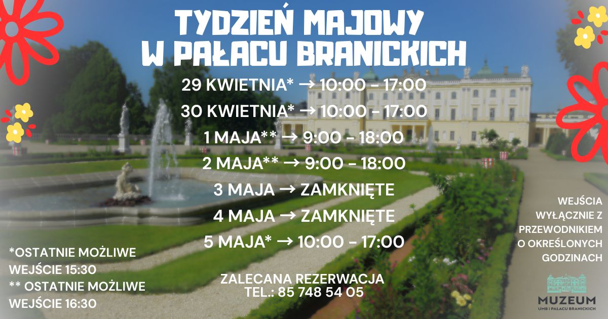 Link: Długi Weekend w Pałacu Branickich!