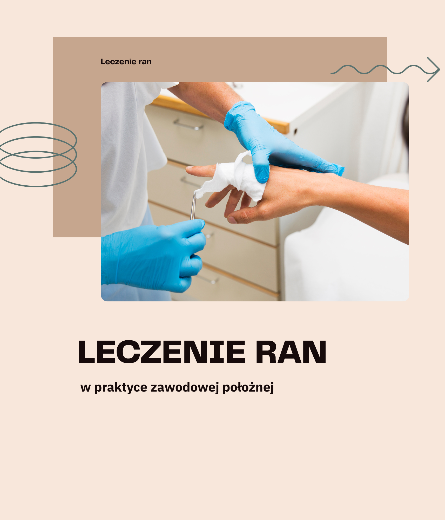 Leczenie ran w praktyce zawodowej położnej.