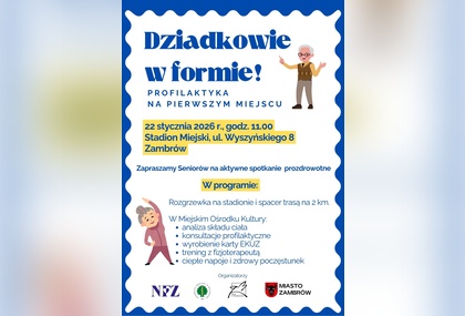 Link: „Dziadkowie w formie – profilaktyka na pierwszym miejscu” 