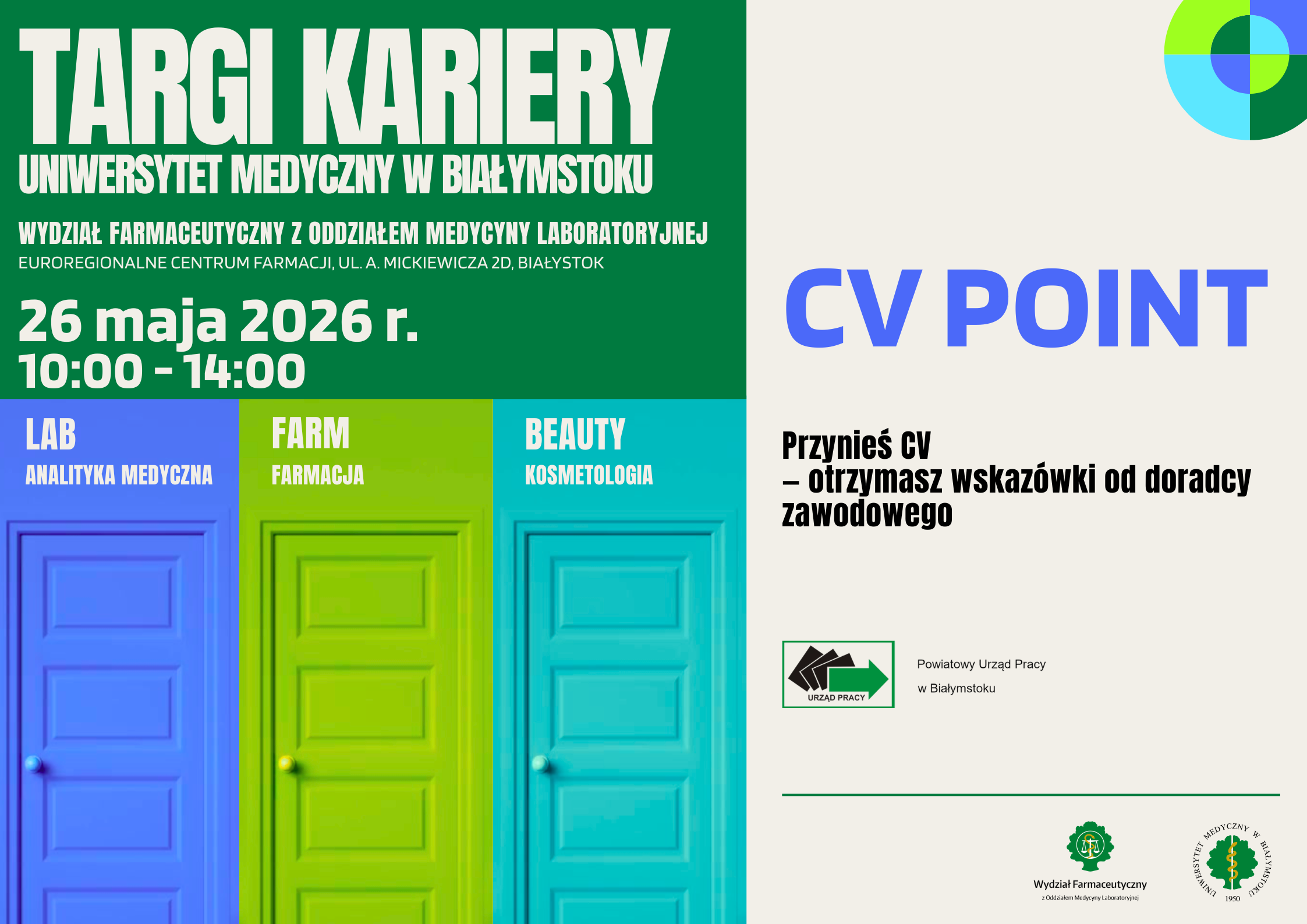 Link: CV POINT na Targach Kariery LAB FARM BEAUTY