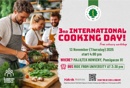 Link: UMB is organizing the International Cooking Day for the third time! 