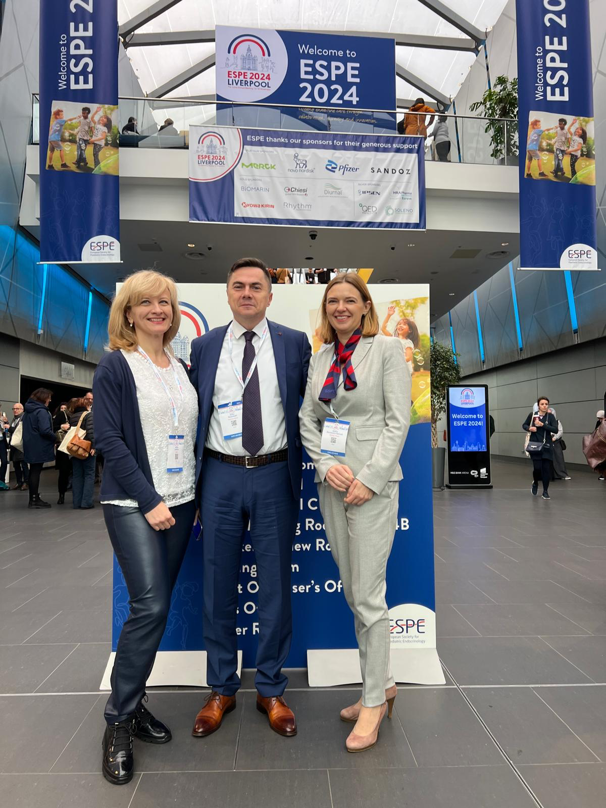 zespół projektowy z Polski podczas konferencji