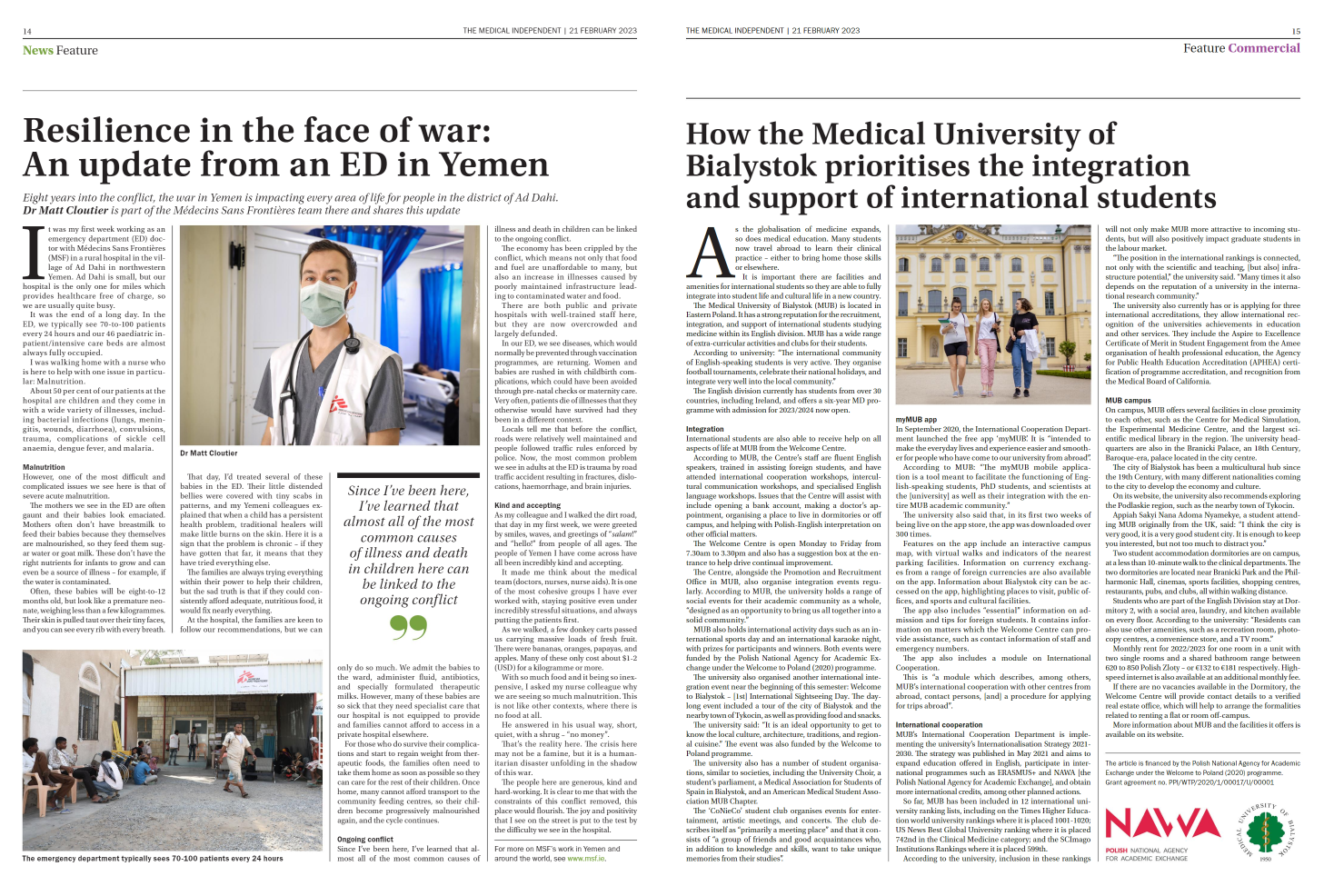 How the Medical University of Bialystok prioritises the integration