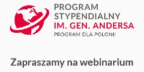 Webinarium dla młodzieży polonijnej dot. programu Anders NAWA