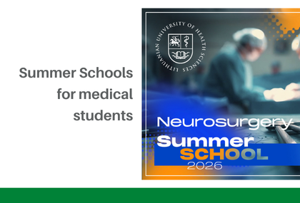 Link: Lithuanian University of Health Sciences Summer Schools – July 2026