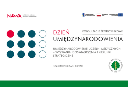 Link: Dzień Umiędzynarodowienia NAWA na UMB - zachęcamy do rejestracji