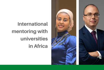 Link: International mentoring and scientific collaboration are helping to develop MUB’s partnerships with universities in Africa