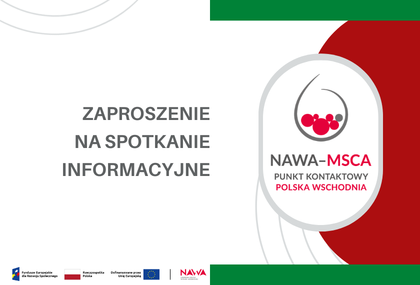 Link: Możliwości finansowania badań w ramach Marie Skłodowska-Curie Actions (MSCA) – spotkanie na UMB