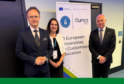 Link: Przedstawiciele UMB na Walnym Zgromadzeniu EUNICE i konferencjach dot. współpracy w ramach Uniwersytetów Europejskich