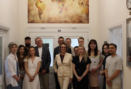 Link: Prof. Roman Lesyk zaznajomił doktorantów Szkoły Doktorskiej UMB z akceptorami Michaela