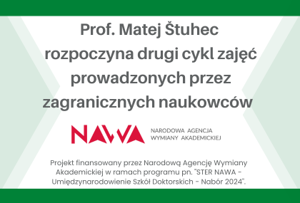 Link: Rekrutacja na zajęcia zagranicznego profesora