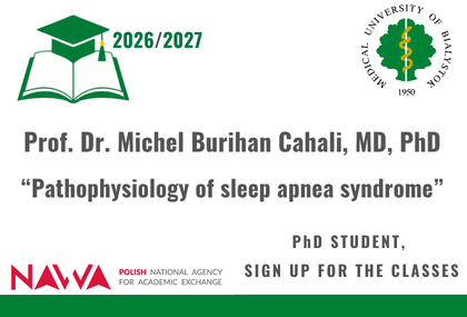 Link: A leading brazilian sleep medicine expert in Białystok - invitation to classes