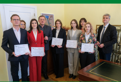 Link: Stypendyści programu STER NAWA otrzymali dyplomy od Prorektora Adriana Chabowskiego 
