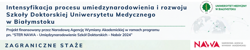 ZAGRANICZNE STAŻE. 