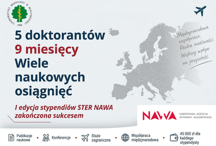 Link: Dziewięć miesięcy pracy badawczej, międzynarodowej współpracy i naukowych osiągnięć