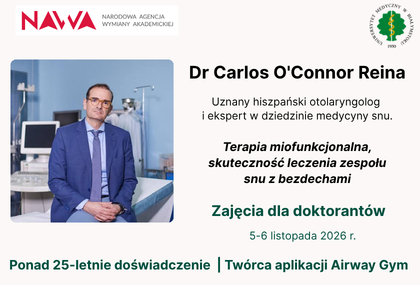 Link: Medycyna snu w praktyce – zajęcia z międzynarodowym ekspertem