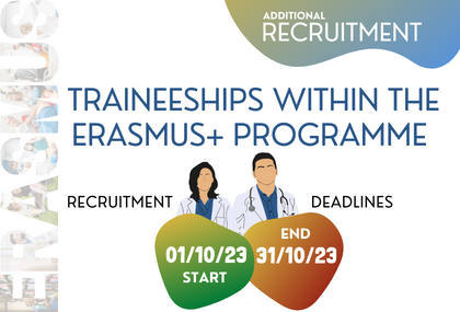 Link: Additional recruitment - traineeships in 2023/24 academic year