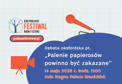 Link: Młodzi o zakazie palenia. Debata oksfordzka w Pałacu Branickich