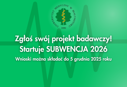 Link: Do 5 grudnia  potrwa nabór projektów badawczych w ramach subwencji na rok 2026