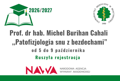 Link: Ekspert medycyny snu z Brazylii poprowadzi zajęcia w Szkole Doktorskiej UMB