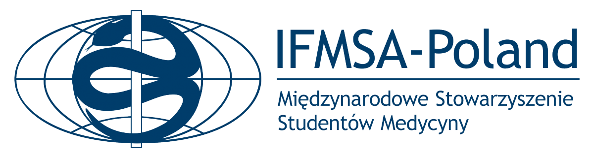 Logotyp Międzynarodowego Stowarzyszenia Studentów Medycyny IFMSA-Poland.