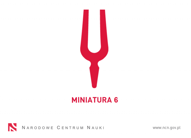Logo konkursu NCN Miniatura