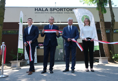 Link: Hala sportowa UMB oficjalnie otwarta po modernizacji