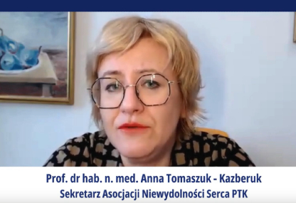 Link: Wywiad z prof. Anną Tomaszuk-Kazberuk o niewydolności serca i otyłości