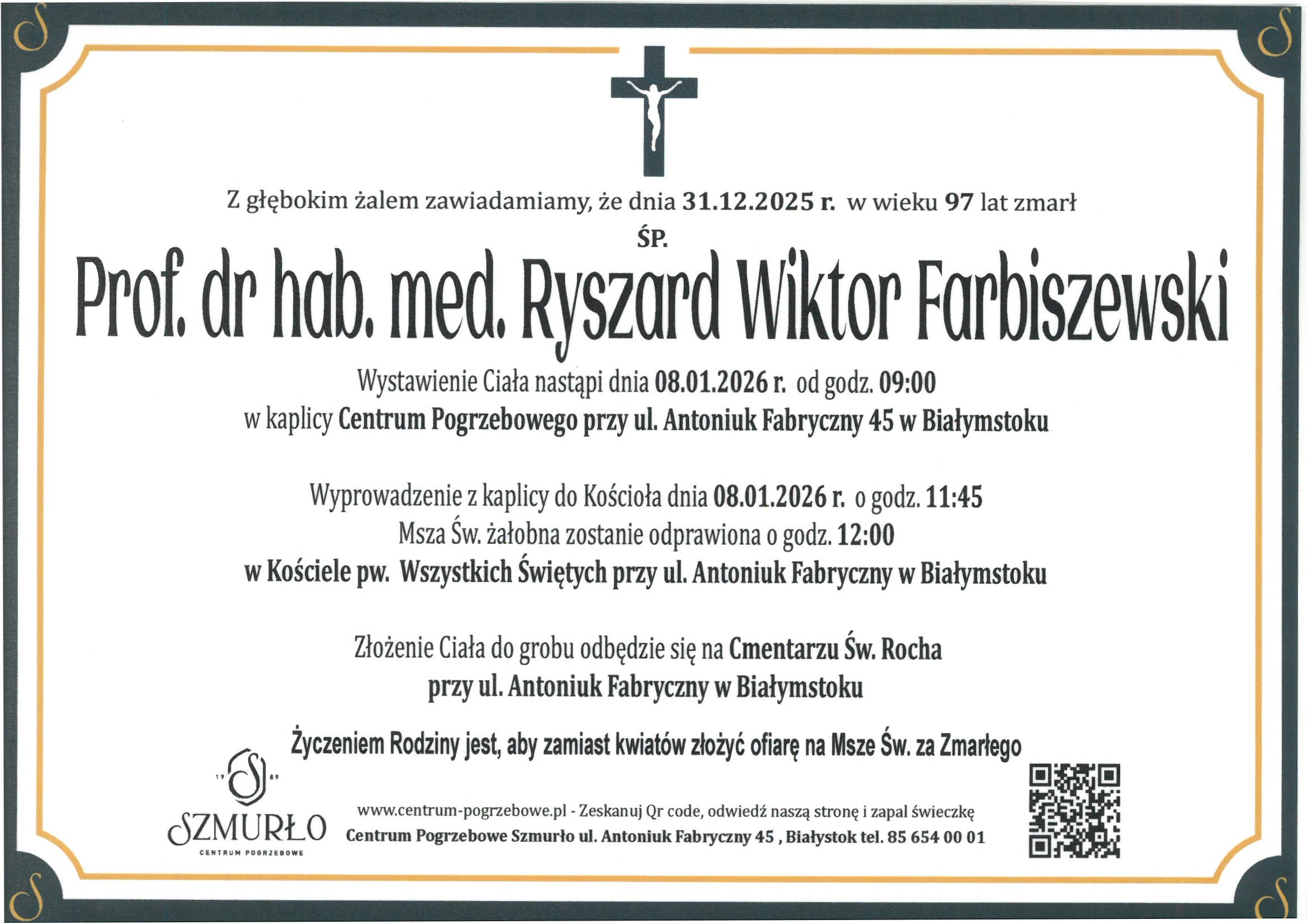 Klepsydra Profesora Ryszarda Farbiszewskiego