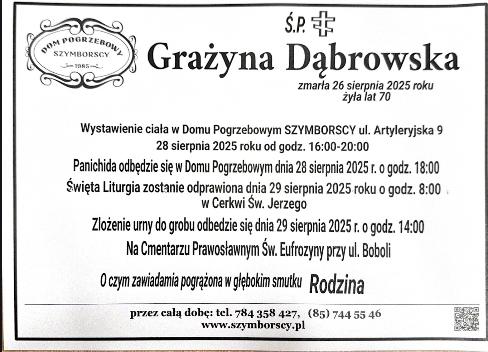 Klepsydra Grażyan Dąbrowska