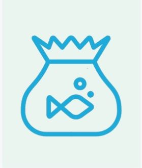 Niebieska grafika rybka w akwarium