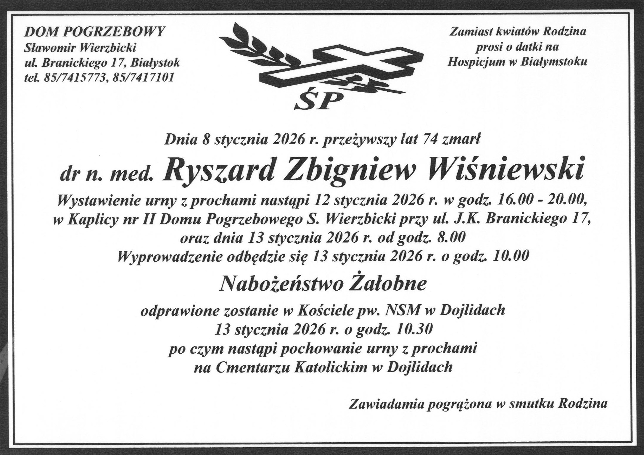 Klepsydra dr ryszard Zbigniew Wiśniewski