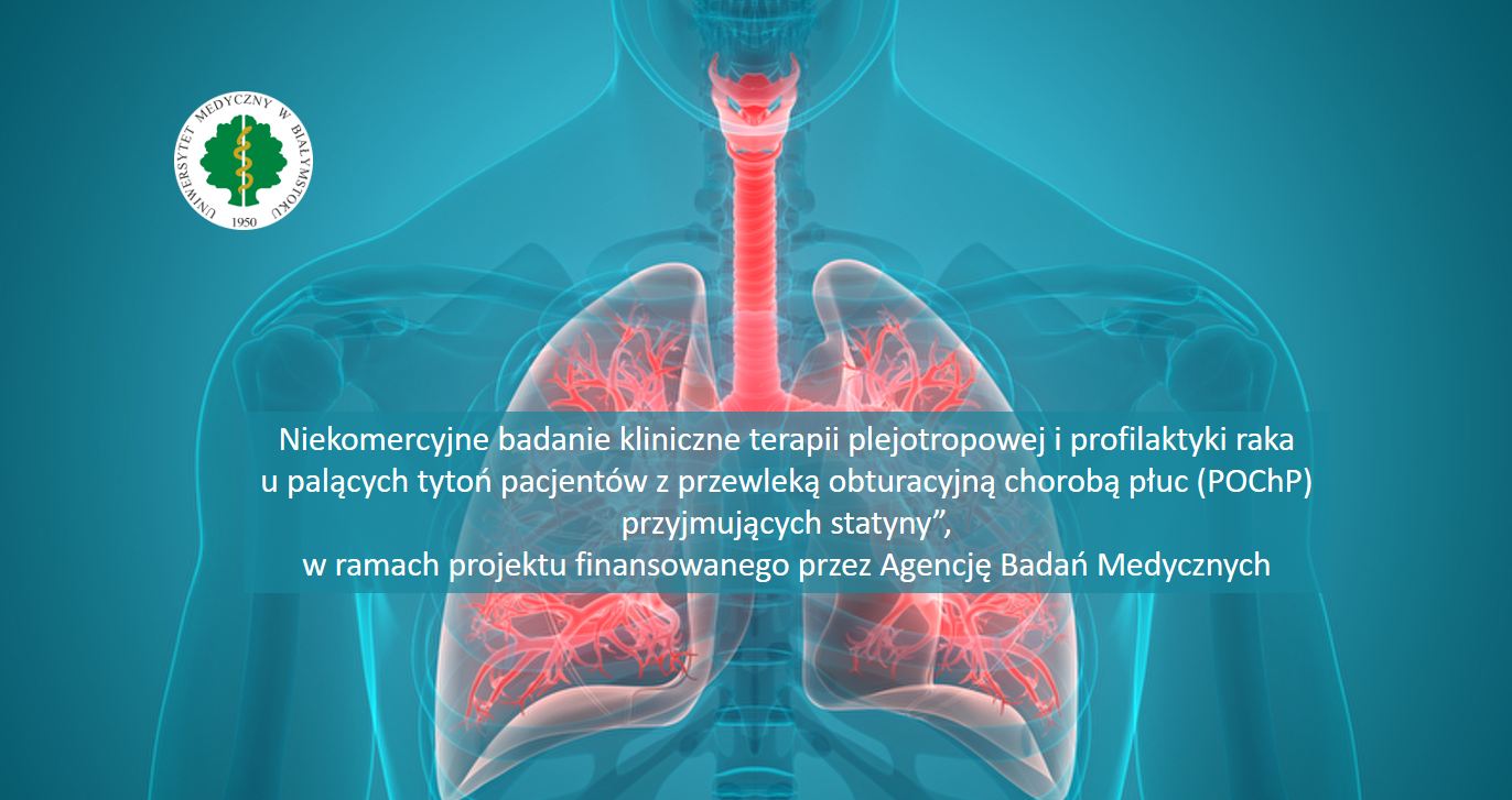 Badanie kliniczne dla pacjentów z przewlekłą obturacyjną chorobą płuc (POChP)