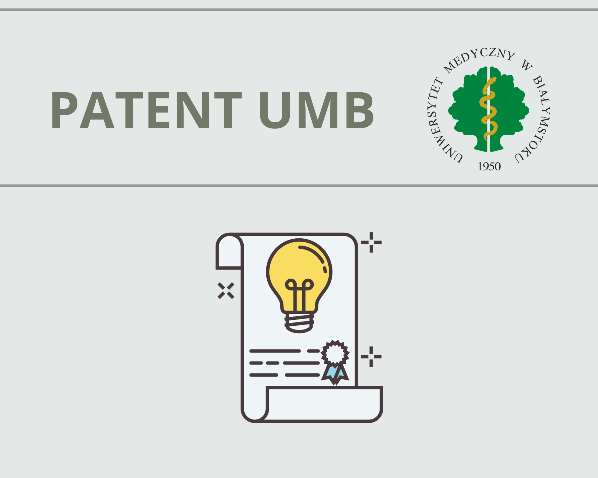 Link: Nowy europejski patent pracowników Wydziału Farmaceutycznego UMB