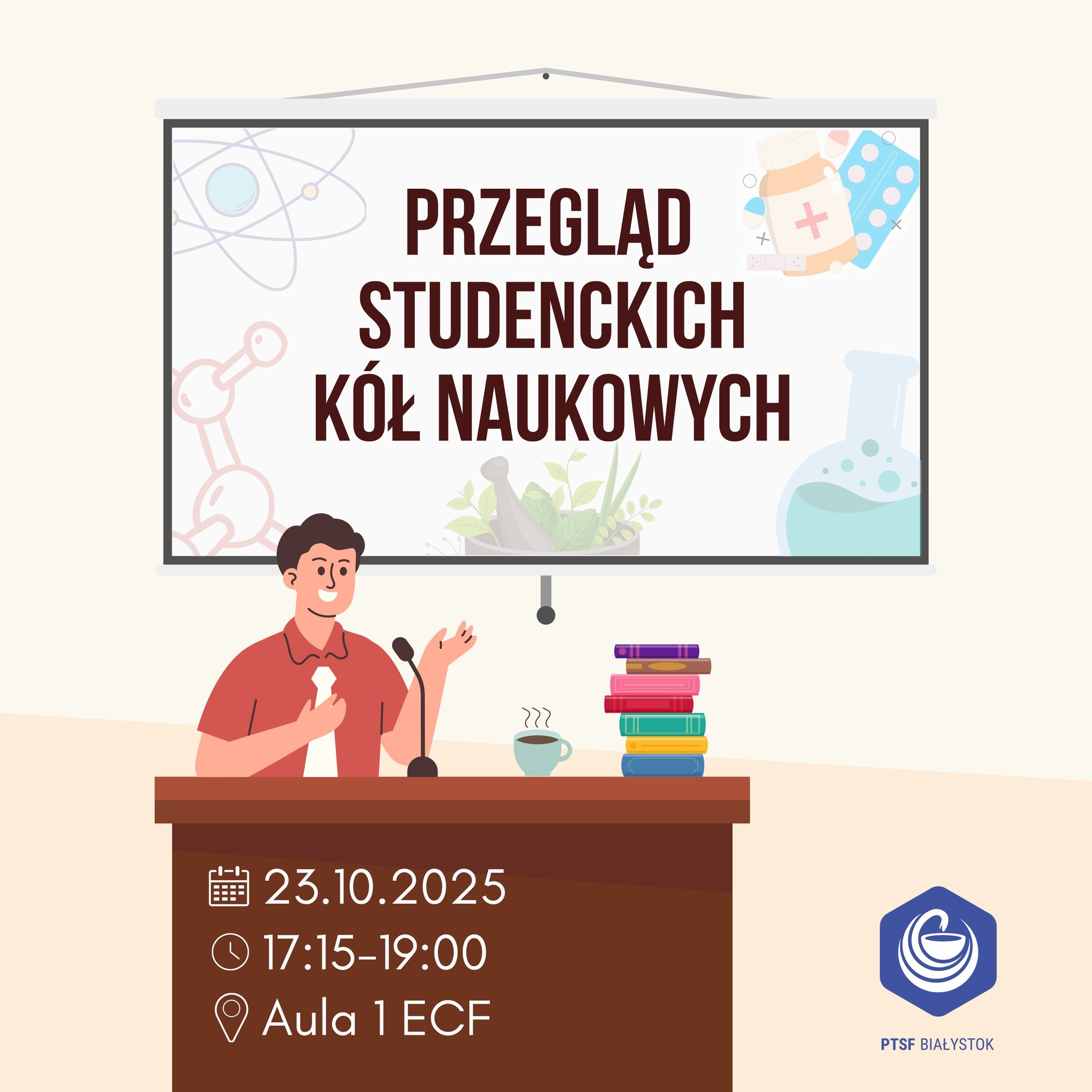 Grafika Przeglądu Kół Naukowych