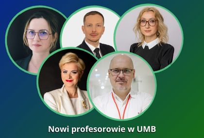 Link: Piątka nowych profesorów w UMB