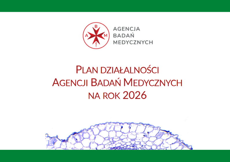 Link: Plan działalności Agencji Badań Medycznych na rok 2026