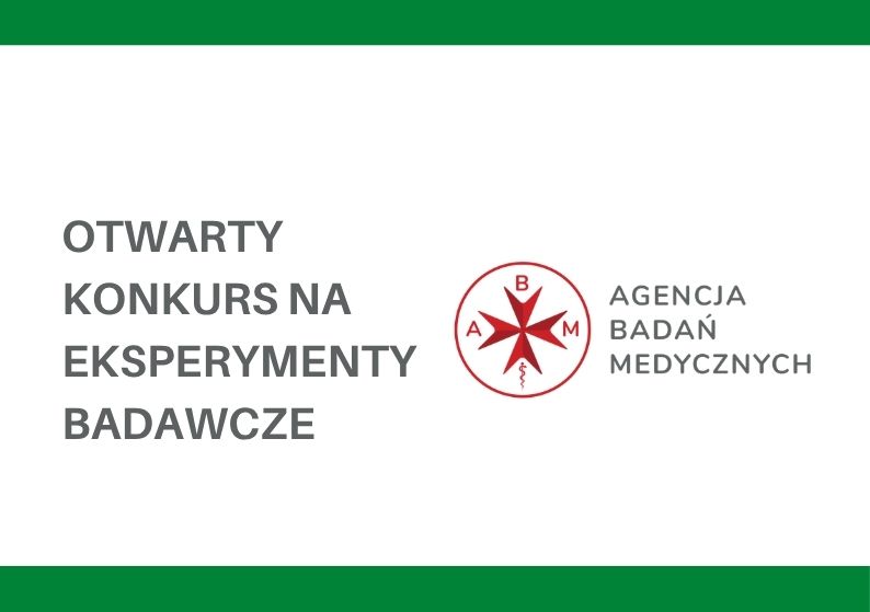 Link: Otwarty konkurs na eksperymenty badawcze