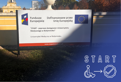 Link: Uniwersytet Medyczny w Białymstoku jeszcze bardziej dostępny – ruszają prace budowlane w ramach projektu „START”