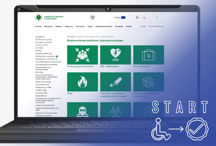 Link: Nowa podstrona o bezpieczeństwie i sytuacjach kryzysowych na UMB