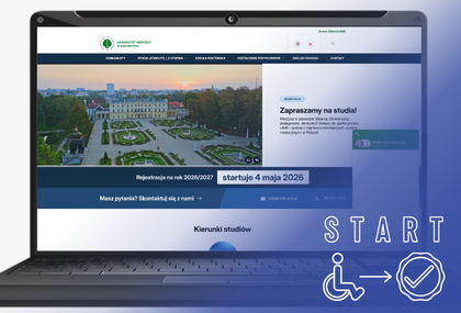 Link: Nowe standardy dostępności cyfrowej na UMB – działania związane z rozbudową strony internetowej