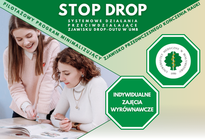 Link: REKRUTACJA na indywidualne zajęcia wyrównawcze dla studentów I roku Wydziału Farmaceutycznego