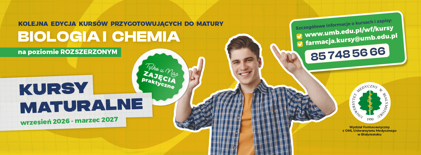 Kursy maturalne. Plakat kursów maturalnych