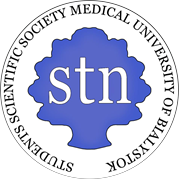 Logotyp Studenckiego Towarzystwa Naukowego.